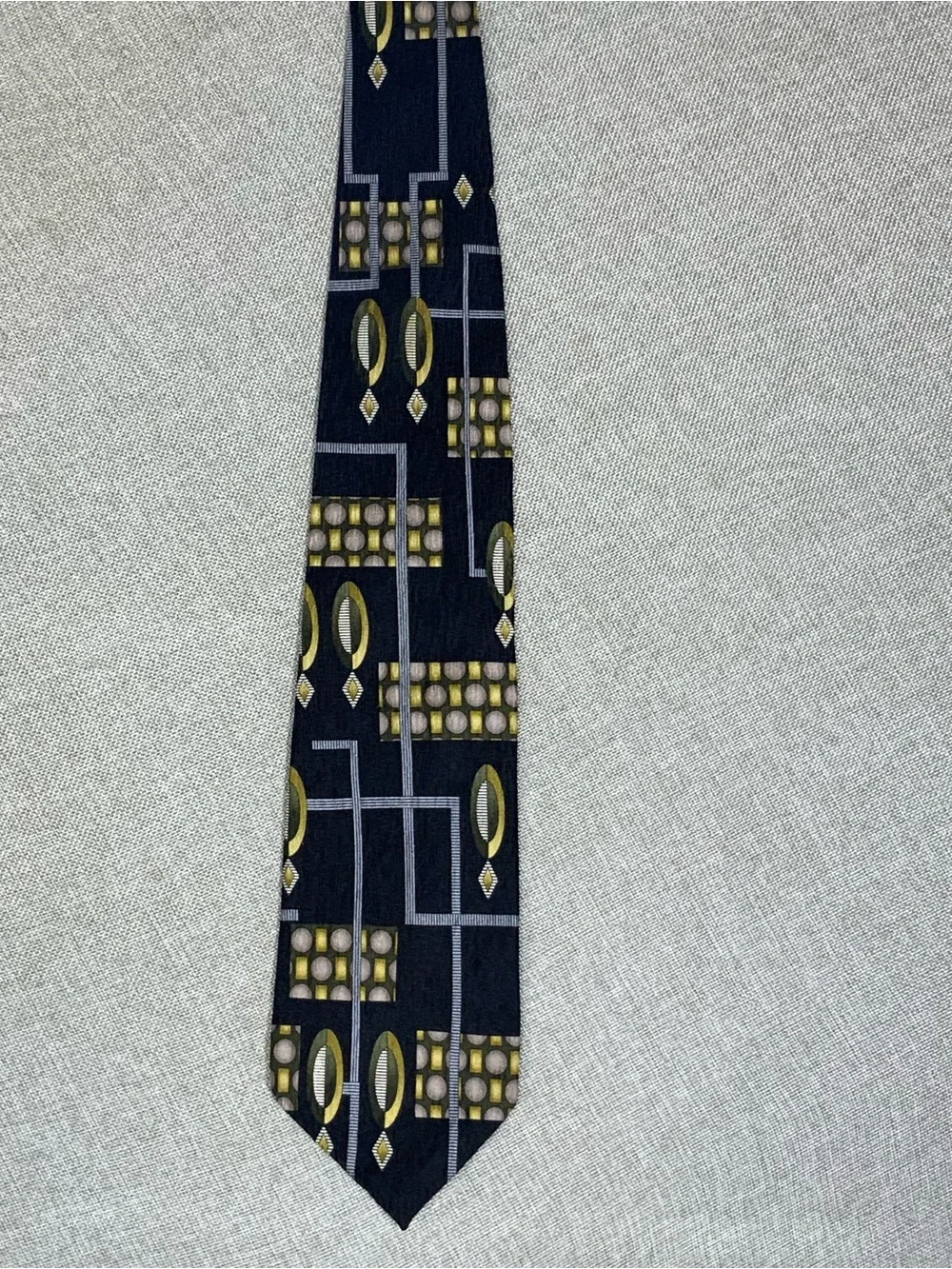 Vintage Cocktail Collection Champagne Silk Tie Stonehenge